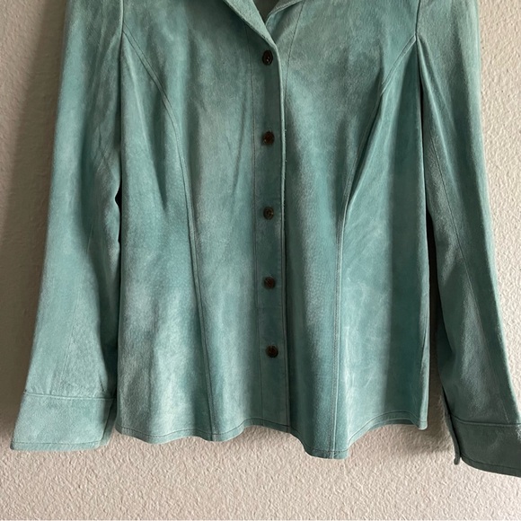 Pendleton Suede Button Up Shacket - Picture 4 of 12